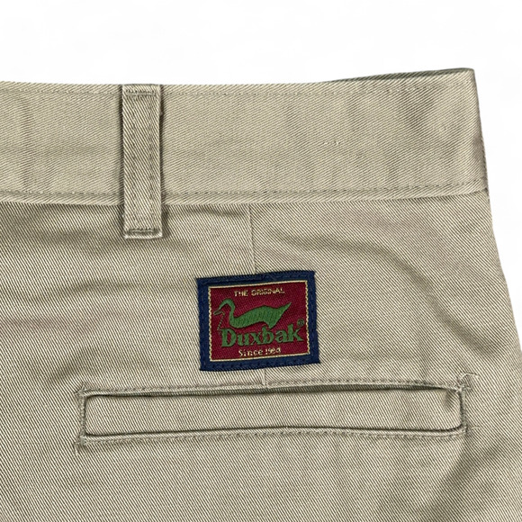 Vintage Duxbak Pants Mens 36x30 Khaki Beige Tan Casual 90s Creased Outdoor - Picture 6 of 9